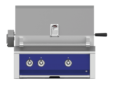 Hestan EABR30NGBU Aspire Series - 30  Natural Gas Built In Grill W  U-Burners And Rotisserie - Prince   Blue Online Sale