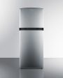 Summit FF1427SSIM 26  Wide Top Mount Refrigerator-Freezer With Icemaker on Sale