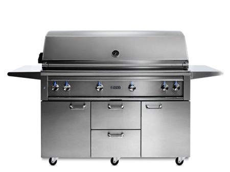 Lynx L54TRFLP 54  Lynx Professional Freestanding Grill With 1 Trident And 3 Ceramic Burners And Rotisserie, Lp Cheap