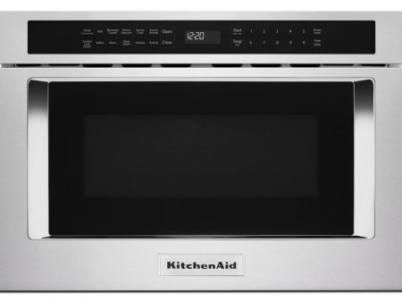 Kitchenaid KMBD104GSS 24  Under-Counter Microwave Oven Drawer - Stainless Steel Hot on Sale