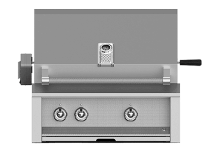 Hestan EABR30LP Aspire Series - 30  Liquid Propane Built In Grill W  U-Burners And Rotisserie - Steeletto   Stainless Steel Fashion