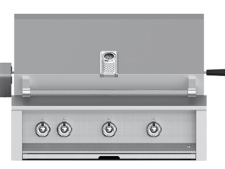 Hestan EABR36NG Aspire Series - 36  Natural Gas Built In Grill W  U-Burners And Rotisserie - Steeletto   Stainless Steel Online Hot Sale