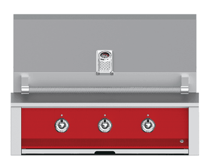 Hestan EAB36NGRD Aspire Series - 36  Natural Gas Built In Grill W  U-Burners - Matador   Red Sale