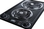 Summit CCE226BL 12  Wide 230V 2-Burner Coil Cooktop For Discount