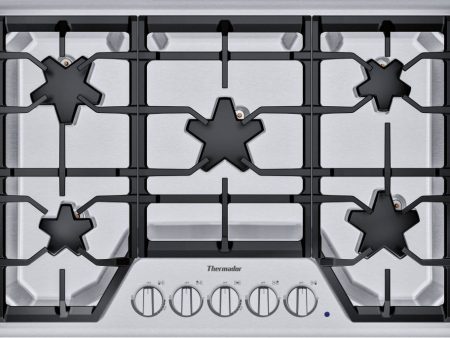 Thermador SGSX305TS 30-Inch Masterpiece® Star® Burner Gas Cooktop, Extralow® Select Discount