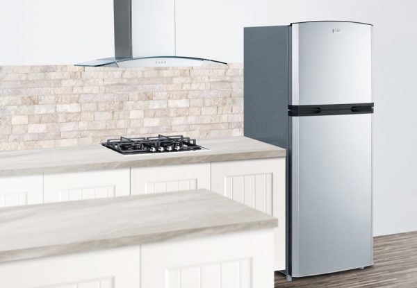 Summit FF1427SSIM 26  Wide Top Mount Refrigerator-Freezer With Icemaker on Sale