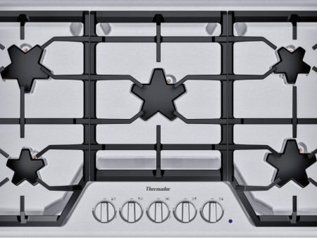 Thermador SGSX365TS 36-Inch Masterpiece® Star® Burner Gas Cooktop, Extralow® Select Online now