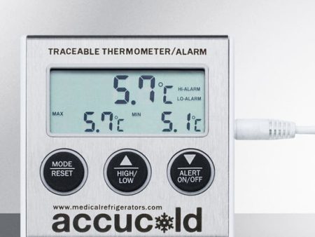 Summit ALARM Traceable Temperature Alarm With Nist Calibrated Temperature Display In Celsius Or Fahrenheit For Sale