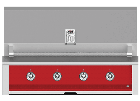 Hestan EAB42LPRD Aspire Series - 42  Liquid Propane Built In Grill W  U-Burners - Matador   Red Sale