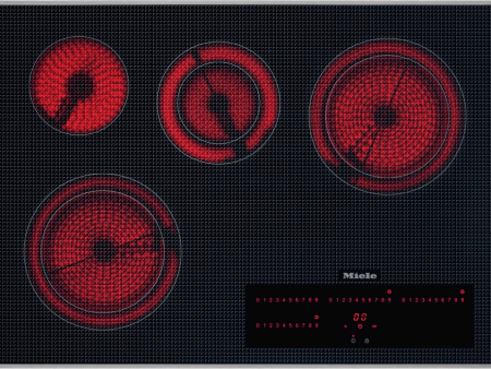 Miele KM5840240V Km 5840 240V - Electric Cooktop With Direct Selection Plus Including Timer For Maximum User Convenience. For Discount