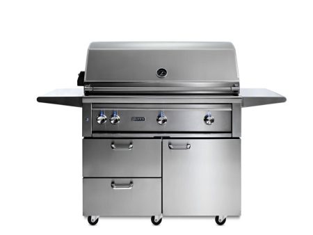 Lynx L42TRFNG 42  Lynx Professional Freestanding Grill With 1 Trident And 2 Ceramic Burners And Rotisserie, Ng Online Sale