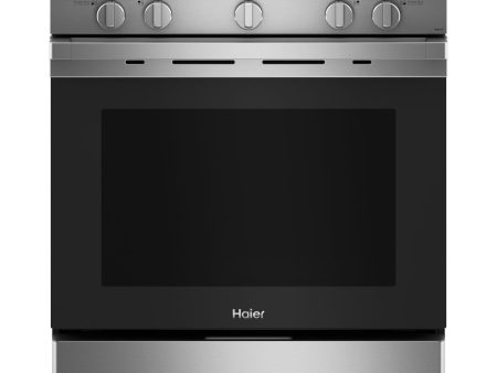 Haier QGSS740RNSS 30  Smart Slide-In Gas Range With Convection on Sale