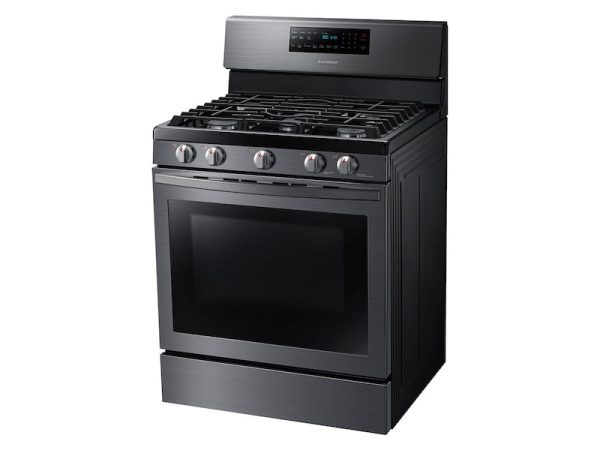 Samsung NX58T7511SG 5.8 Cu. Ft. Freestanding Gas Range With Air Fry And Convection In Black Stainless Steel Discount