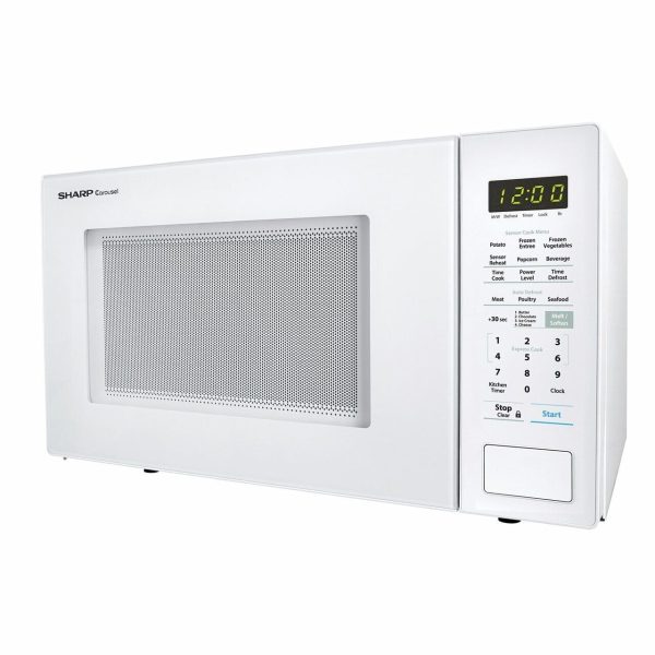 Sharp SMC1441CW 1.4 Cu. Ft. 1000W Sharp White Countertop Microwave Oven Cheap