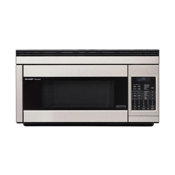 Sharp R1874TY 1.1 Cu. Ft. 850W Sharp Stainless Steel Over-The-Range Convection Microwave Oven Online now