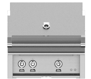 Hestan GMBR30LPWH Hestan 30  Liquid Propane Gas Built In Grill Gmbr30 - White (Custom Color: Froth) Online