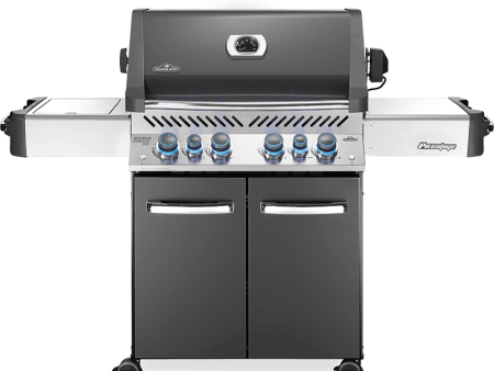 Napoleon Bbq P500RSIBPCH3 Prestige 500 Rsib With Infrared Side And Rear Burners , Grey , Propane Online now