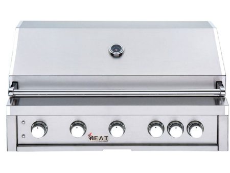 Heat Grills HTGR405LP Heat 40  5-Burner Gas Grill W  Infrared Burner - Lp Supply