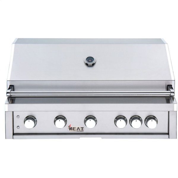 Heat Grills HTGR405LP Heat 40  5-Burner Gas Grill W  Infrared Burner - Lp Supply