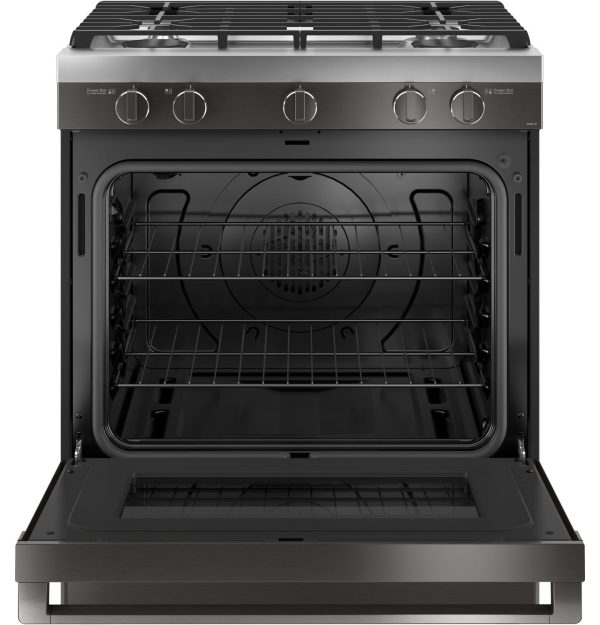 Haier QGSS740BNTS 30  Smart Slide-In Gas Range With Convection Fashion