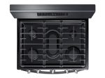 Samsung NX58T7511SG 5.8 Cu. Ft. Freestanding Gas Range With Air Fry And Convection In Black Stainless Steel Discount