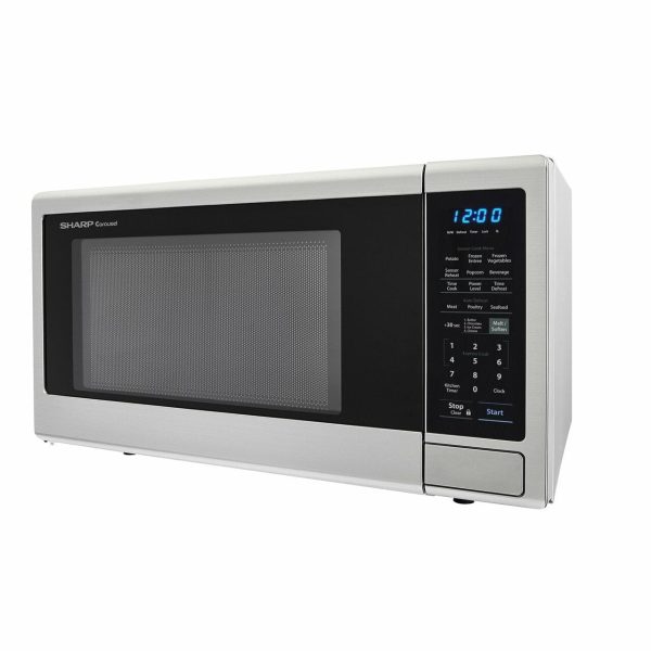 Sharp SMC1842CS 1.8 Cu. Ft. 1100W Sharp Stainless Steel Countertop Microwave Oven on Sale