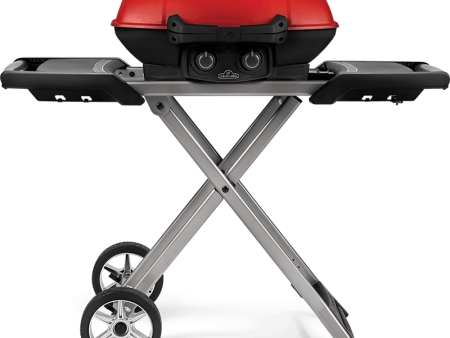 Napoleon Bbq TQ285XRD1A Travelq 285X With Scissor Cart And Griddle , Red , Propane Fashion