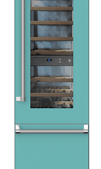 Hestan KRWL24TQ 24  Wine Refrigerator - Left Hinge - Turquoise   Bora Bora Online now