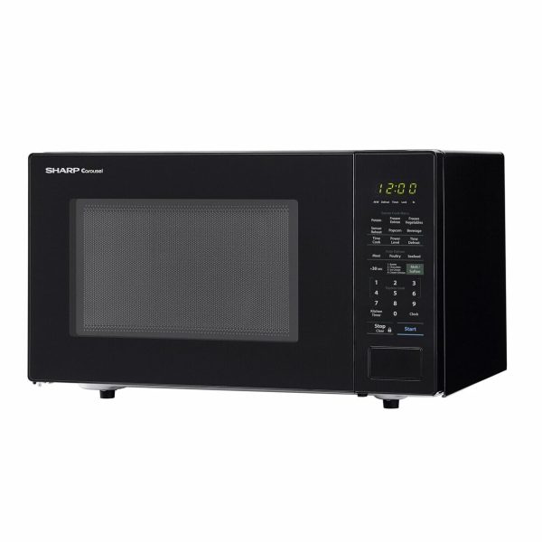 Sharp SMC1441CB 1.4 Cu. Ft. 1000W Sharp Black Countertop Microwave Oven Cheap