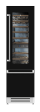 Hestan KRWL24BK 24  Wine Refrigerator - Left Hinge - Black   Stealth Online