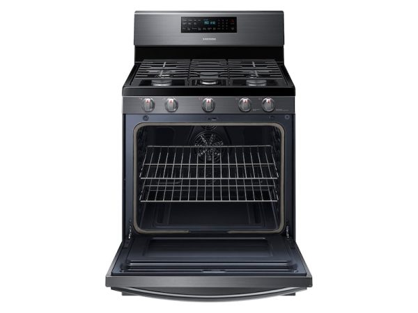 Samsung NX58T7511SG 5.8 Cu. Ft. Freestanding Gas Range With Air Fry And Convection In Black Stainless Steel Discount