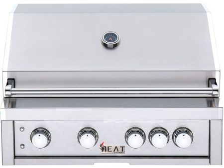 Heat Grills HTGR324NG Heat 32  4-Burner Gas Grill W  Infrared Burner - Ng Online