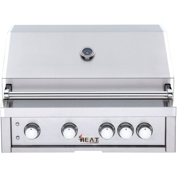 Heat Grills HTGR324NG Heat 32  4-Burner Gas Grill W  Infrared Burner - Ng Online