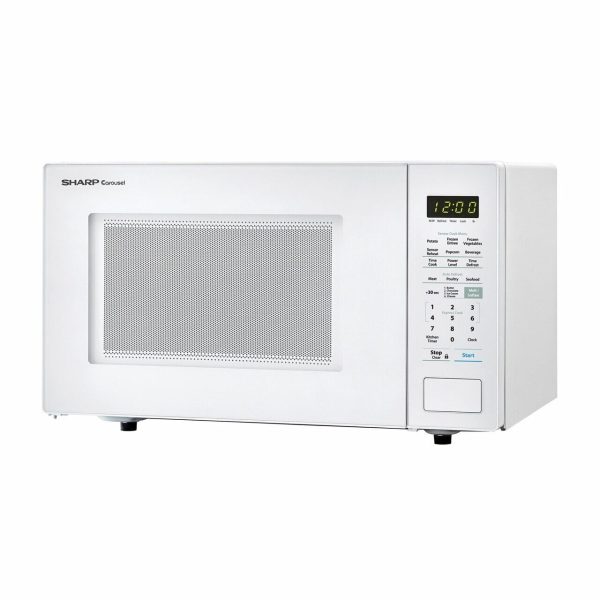 Sharp SMC1441CW 1.4 Cu. Ft. 1000W Sharp White Countertop Microwave Oven Cheap