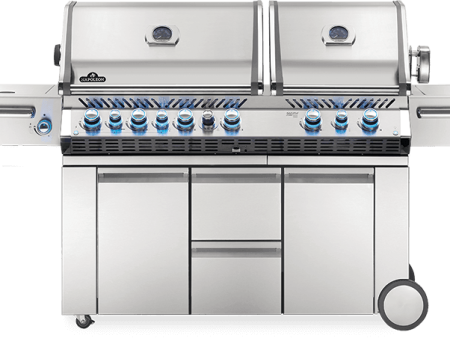 Napoleon Bbq PRO825RSBIPSS3 Prestige Pro 825 Rsbi With Power Side Burner, Infrared Rear & Bottom Burners , Stainless Steel , Propane Discount