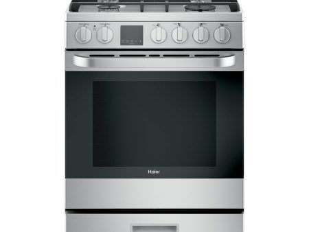 Haier QGAS740RMSS 24  2.9 Cu. Ft. Gas Free-Standing Range With Convection And Modular Backguard Online now