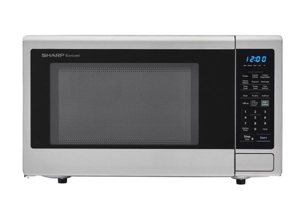 Sharp SMC2242DS 2.2 Cu. Ft. 1200W Stainless Steel Countertop Microwave Oven on Sale