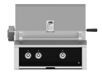 Hestan EMBR30LPBK Aspire Series - 30  Liquid Propane Built In Grill W  U-Burner, Sear Burner And Rotisserie - Stealth   Black Supply