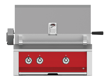 Hestan EMBR30NGRD Aspire Series - 30  Natural Gas Built In Grill W  U-Burner, Sear Burner And Rotisserie - Matador   Red Cheap