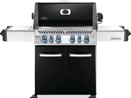 Napoleon Bbq P500RSIBNK3 Prestige 500 Rsib With Infrared Side And Rear Burners , Black , Natural Gas Supply