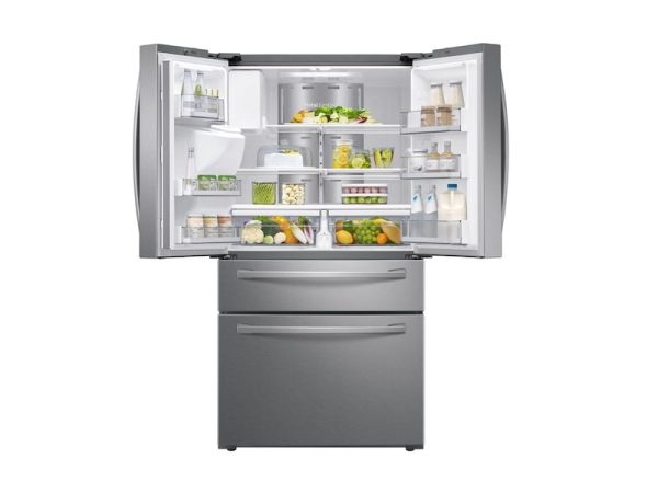 Samsung RF22R7551SR 22 Cu. Ft. 4-Door French Door, Counter Depth Refrigerator With 21.5  Touch Screen Family Hub™ In Stainless Steel Discount